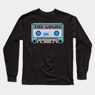 the gogos blue cassette Long Sleeve T-Shirt